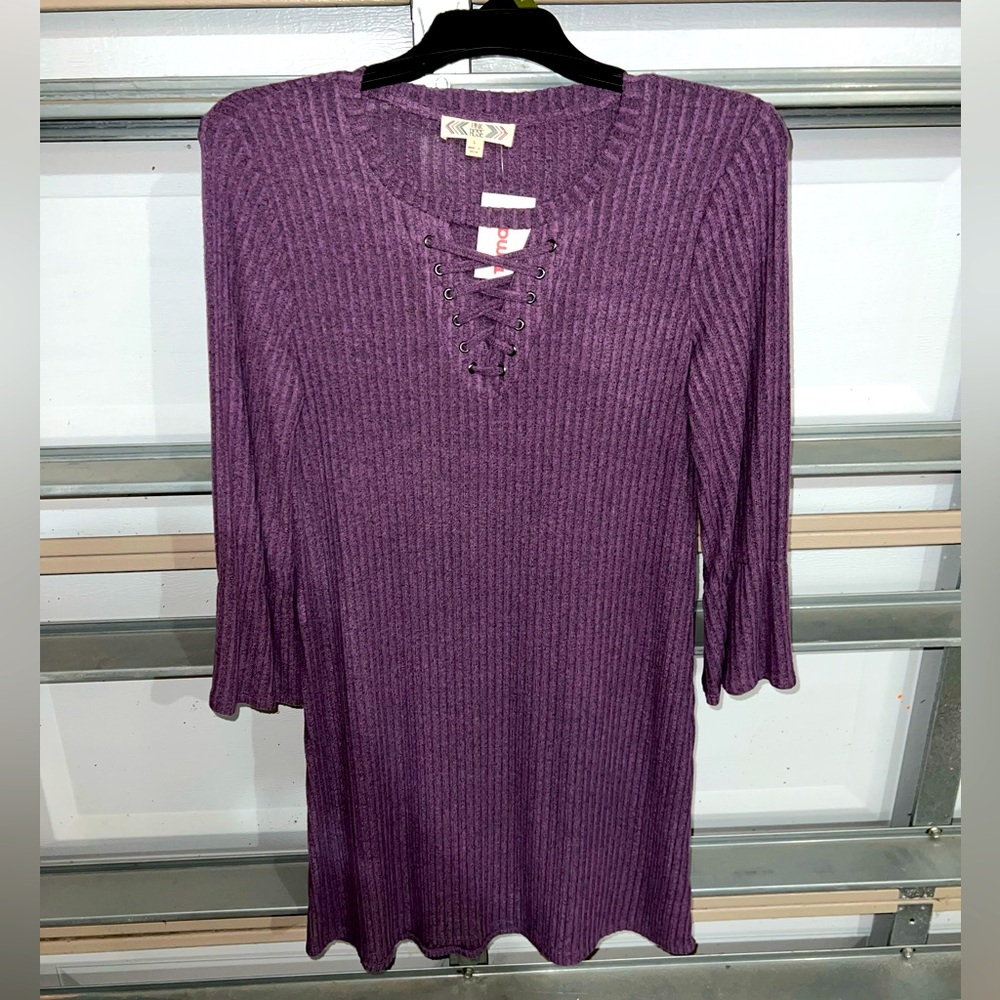 Purple dress new with tags size Large